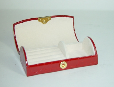 珠寶收藏盒-小型鱷魚皮